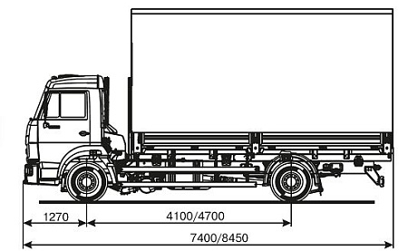 Бортовой автомобиль   КамАЗ 4308 6067-28-R4