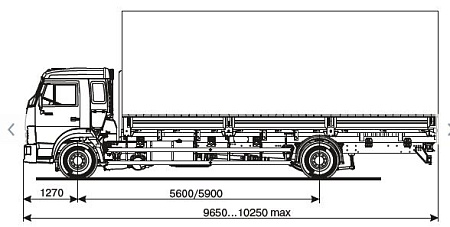 Бортовой автомобиль   КамАЗ 5308 6013-23-A4