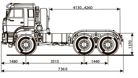 Шасси   КамАЗ 6521 6010-43