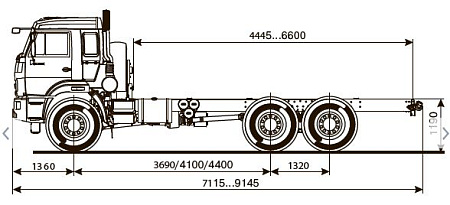 Шасси   КамАЗ 43118 46-01