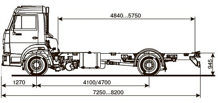 Шасси   КамАЗ 4308 6083-28R4