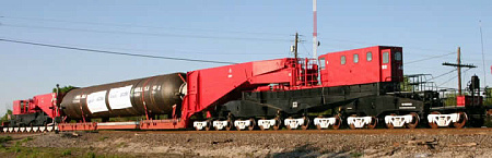 36-осный сочлененный транспортер. Модель 14-6070