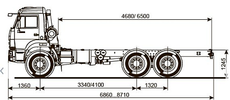 Шасси   КамАЗ 5350 6015-42