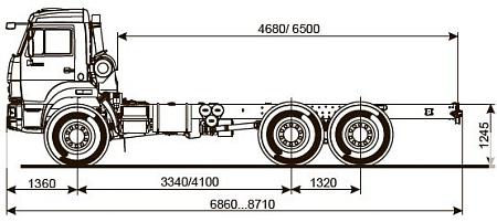 Шасси   КамАЗ 5350 6069-42