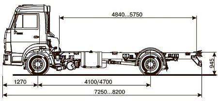 Шасси   КамАЗ 4308 6037-28R4