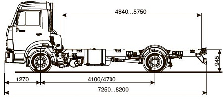 Шасси   КамАЗ 4308 6063-28R4