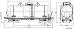 Переоборудованный вагон-цистерна для сжиженных углеводородных газов, прошедший КРП. Модель 15-1408-54
