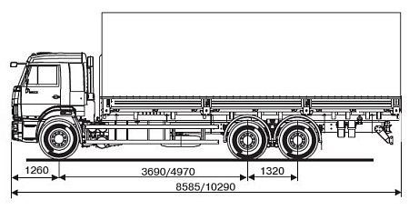 Бортовой автомобиль   КамАЗ 65117 6010-23-A4