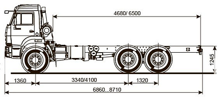 Шасси   КамАЗ 5350 6017-42