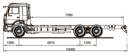 Шасси   КамАЗ 65117 6052-23A4