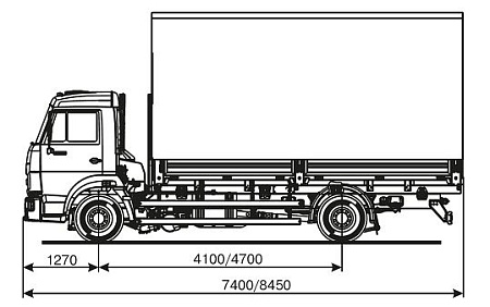Бортовой автомобиль   КамАЗ 4308 6063-28-R4