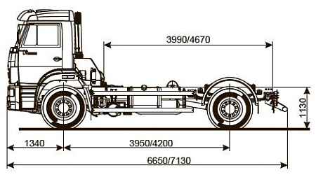 Шасси   КамАЗ 53605 23A4